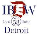 I.B.E.W. Local 58 logo